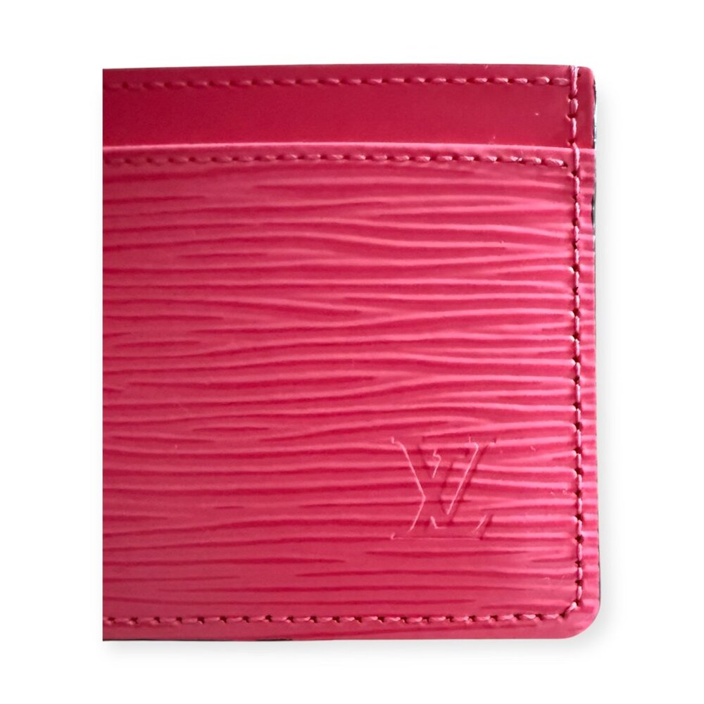 Authentic Louis Vuitton Epi Leather Card Holder | Hot Pink | Box + Bag - Picture 6 of 6